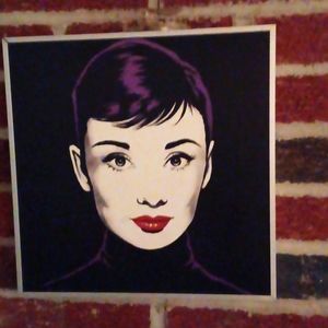 Vintage Pop Art Audrey Hepburn